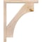 Ekena Millwork Westlake Block Smooth Bracket w/ Offset Brace, Douglas Fir, 3 1/2"W x 20"D x 24"H BKT0402X20X24WTL05SDF - alternate 3
